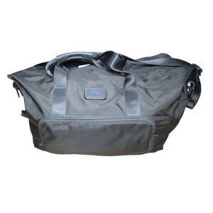 Tumi Alpha 2 Double Expansion Travel Satchel Black Weekender Business Duffle Bag